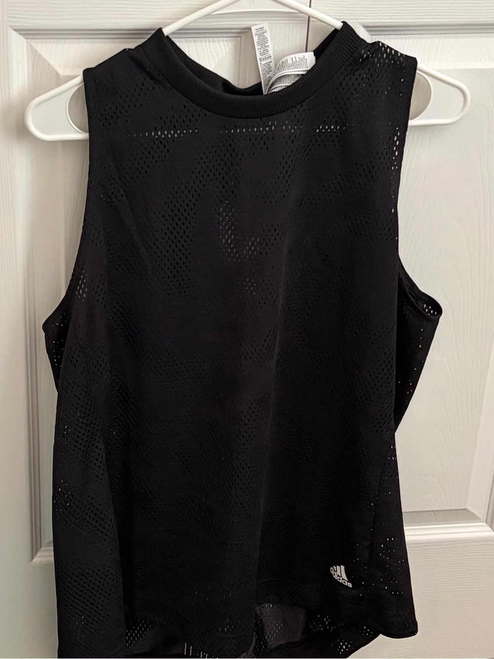 adidas Black Mesh Athletic Tank Top